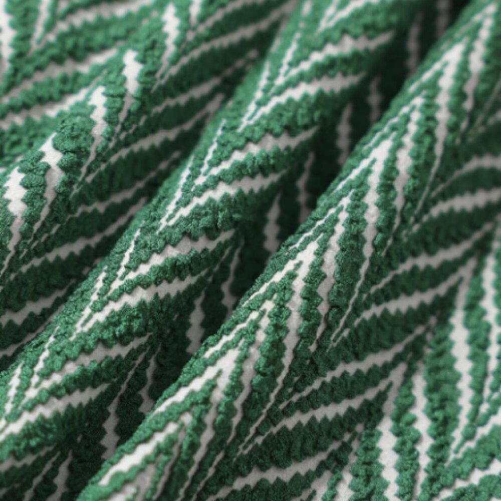 Green Patterned Bikini Top - Picture 8 of 9